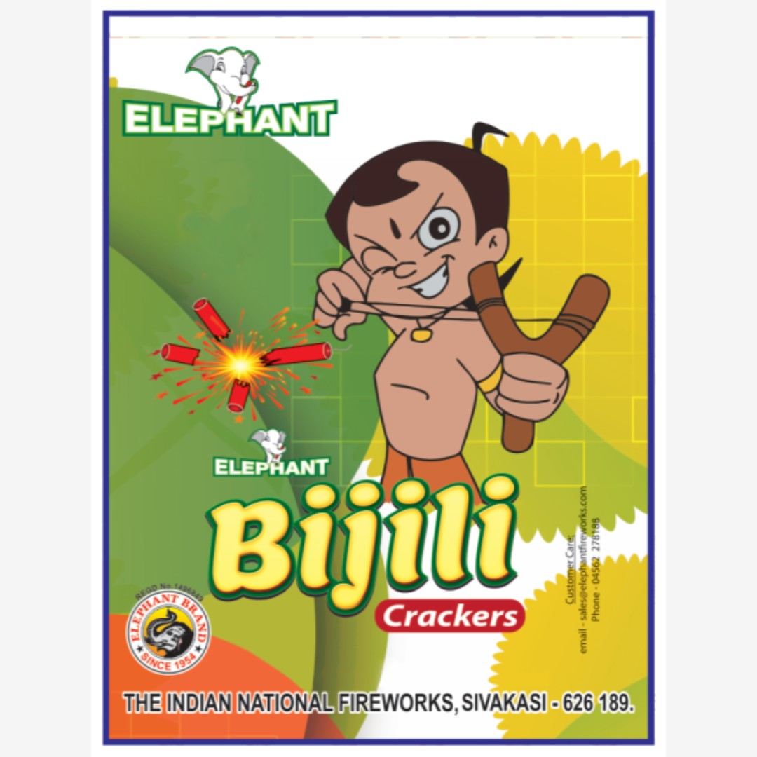Bijili Stripped Bijili - 100 Nos/Bag - Image 1
