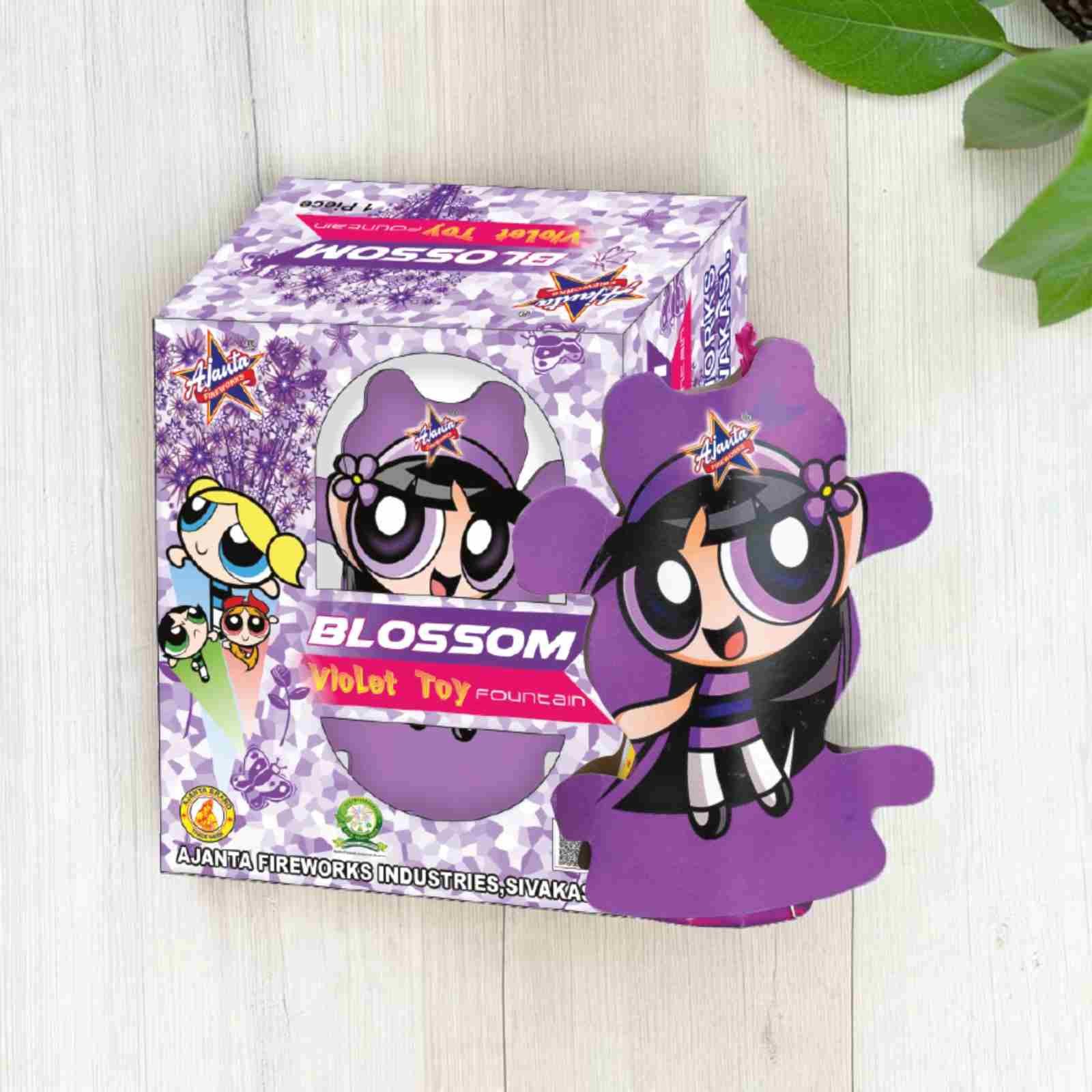 109-100kb.jpg Blossom - Violet Fountain -1 Pc /Box - Image 1