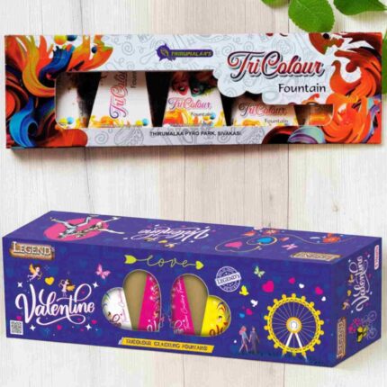 Tri Colour Fountains -5 Pcs /Box