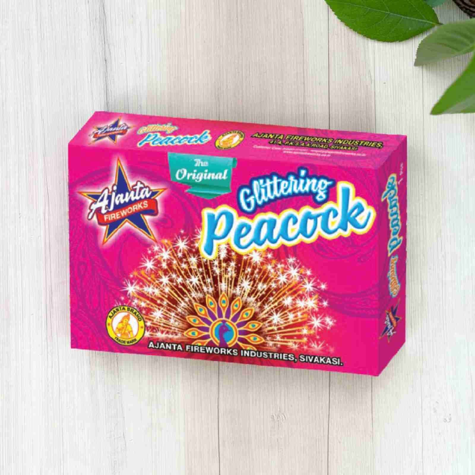 70-100kb.jpg Glittering Peacock -1 Pc /Box - Image 1